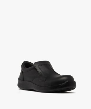 Chaussures de sécurité femme unies à enfiler vue2 - GEMO (EQUIPT) - GEMO