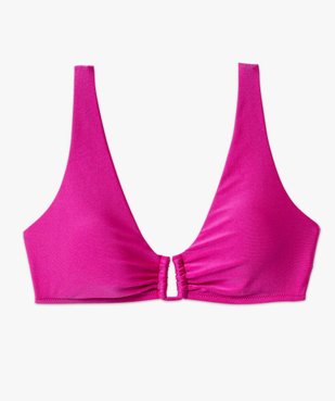 Haut de maillot de bain triangle avec mousse amovibles femme vue4 - GEMO 4G FEMME - GEMO