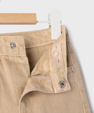 Pantalon en denim coloré coupe droite avec taille ajustable bébé garçon vue2 - GEMO 4G BEBE - GEMO