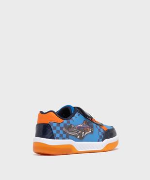 Baskets à scratch à tige basse imprimée garçon - Hotwheels vue4 - HOT WHEELS - GEMO