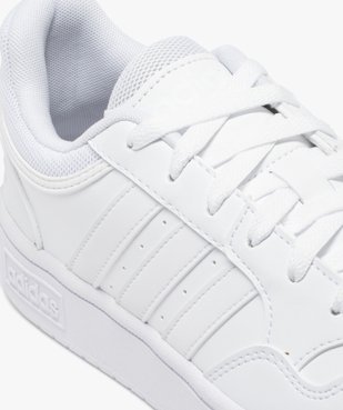 Baskets homme unies à lacets Hoops 3.0 - Adidas  vue6 - ADIDAS - GEMO