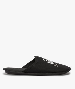 Mules d’intérieur homme avec inscription humoristique vue1 - GEMO(HOMWR HOM) - GEMO