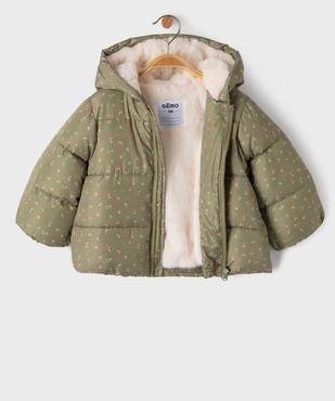 Doudoune à capuche bébé fille vue2 - GEMO(BEBE DEBT) - GEMO