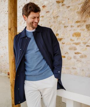 Imperméable zippé mi-long homme vue1 - GEMO (HOMME) - GEMO