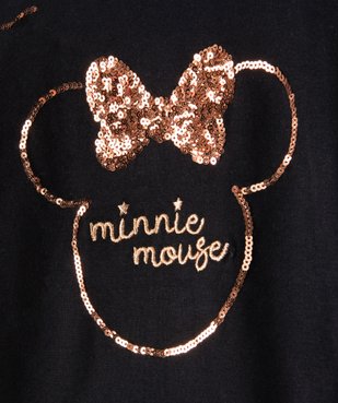 Tee-shirt fille avec motifs Minnie en sequins - Disney vue2 - MINNIE - GEMO