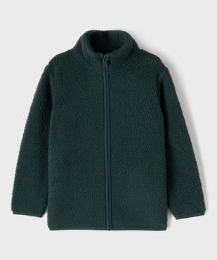 Sweat zippé polaire garçon vue1 - GEMO (ENFANT) - GEMO