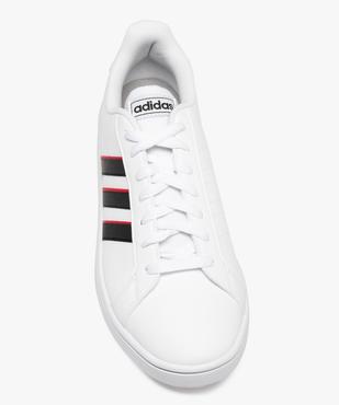 Baskets homme à bandes colorées – Adidas Grand Court Base vue5 - ADIDAS - GEMO