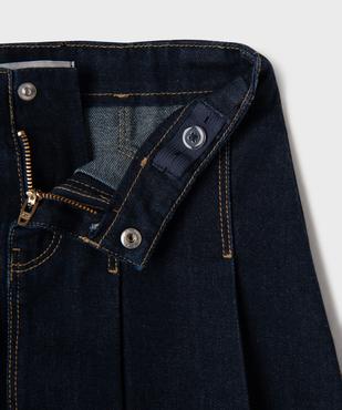 Jupe plissée en jean fille - LuluCastagnette vue4 - LULU CASTAGNETTE G4G D - GEMO