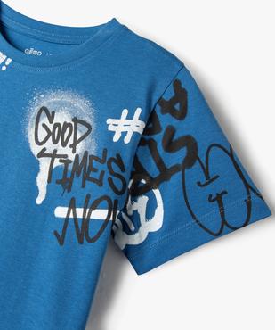 Tee-shirt imprimé style urbain garçon vue2 - GEMO (ENFANT) - GEMO