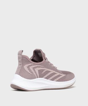 Baskets basses running en mesh à lacets femme - Valentina Baldano vue4 - VALENTINA BALDA - GEMO