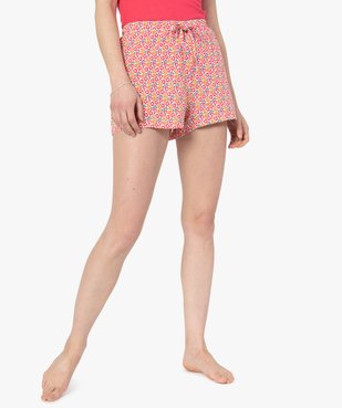 Short de pyjama femme imprimé vue1 - GEMO(HOMWR FEM) - GEMO