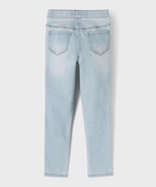 Jegging avec taille ajustable fille vue3 - GEMO (ENFANT) - GEMO