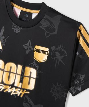 Tee-shirt manches courtes avec motifs et inscriptions garçon - Adidas x Fortnite vue3 - ADIDAS - GEMO