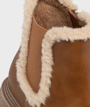 Bottines fourrées style Chelsea à semelle crantée fille vue6 - LOVELY WINGS - GEMO