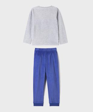 Pyjama en velours à motif dinosaure garçon vue4 - GEMO 4G GARCON - GEMO