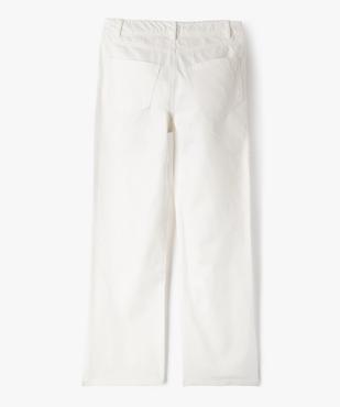 Jean Straight taille ajustable fille vue3 - GEMO (JUNIOR) - GEMO