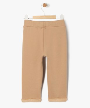 Pantalon en maille chaude et douce bébé fille vue3 - GEMO(BEBE DEBT) - GEMO