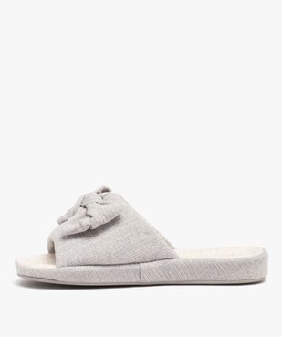 Chaussons mules plats avec noeud femme - Beppi vue3 - BEPPI - GEMO