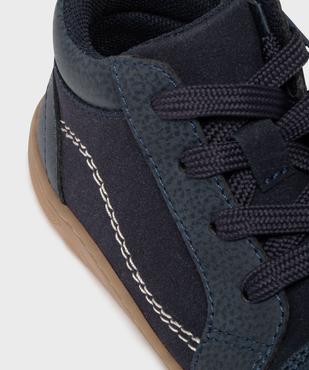 Chaussures de marche fermeture lacets et zip bébé garçon - Buggy vue6 - BUGGY - GEMO