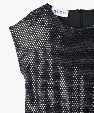 Combinaison pantalon fille avec haut pailleté vue2 - GEMO (ENFANT) - GEMO