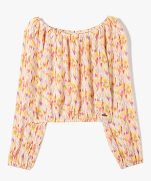 Blouse fille imprimée à manches longues - LuluCastagnette vue1 - LULUCASTAGNETTE - GEMO