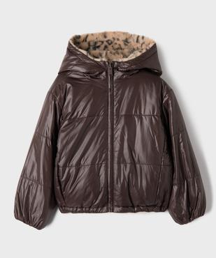 Blouson à capuche réversible fille vue5 - GEMO (ENFANT) - GEMO