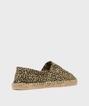 Espadrilles classiques en coton et corde femme vue4 - GEMO (PLAGE) - GEMO