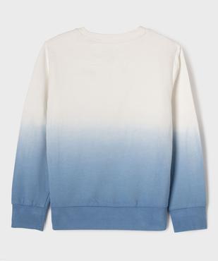 Sweat en maille French Terry coloris dégradé garçon vue12 - GEMO (ENFANT) - GEMO