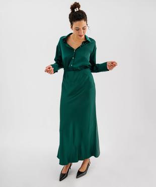 Chemise en satin femme vue5 - GEMO(FEMME PAP) - GEMO