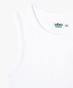 Débardeur en coton uni garçon (lot de 2) vue2 - GEMO 4G GARCON - GEMO