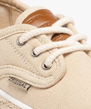 Baskets garçon en toile avec semelle en corde tressée vue6 - GEMO (ENFANT) - GEMO