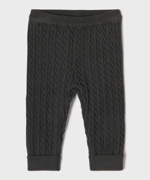 Pantalon en maille torsadée bébé (lot de 2) vue3 - GEMO(BB COUCHE) - GEMO