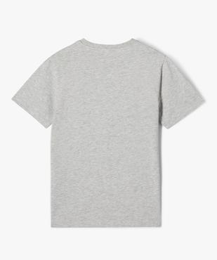 Tee-shirt à manches courtes avec inscription garçon vue3 - GEMO (JUNIOR) - GEMO