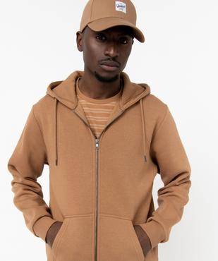 Sweat zippé à capuche homme vue2 - GEMO 4G HOMME - GEMO