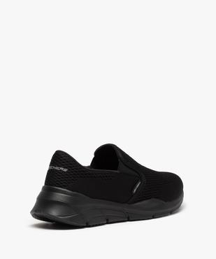Baskets homme unies sans lacets – Skechers vue4 - SKECHERS - GEMO