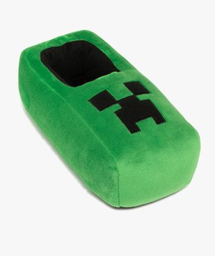 Chaussons garçon en volume Minecraft vue5 - MINECRAFT - GEMO