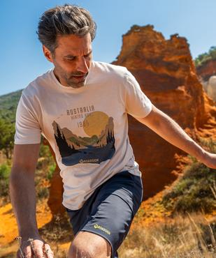 Tee-shirt manches courtes avec motif grands espaces homme - Roadsign vue5 - ROADSIGN GEMO FOR GOOD D - GEMO