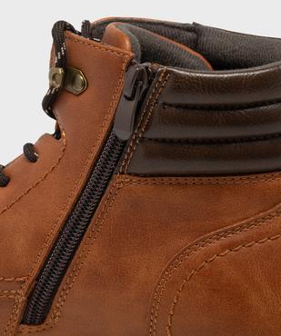 Chaussures montantes avec semelle crantée homme - Urban Steps vue6 - URBAN STEPS - GEMO