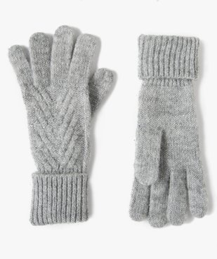 Gants en maille pailletée femme vue1 - GEMO (ACCESS) - GEMO