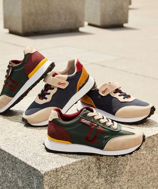 Baskets garçon retro running colorées - Camps United vue6 - CAMPS UNITED - GEMO