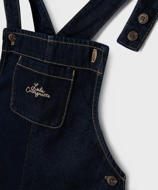 Salopette pantalon jean fille - LuluCastagnette vue2 - LULUCASTAGNETTE - GEMO