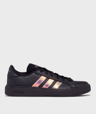 Baskets basses à bandes irisées Grand Court Base 2.0 femme - Adidas vue1 - ADIDAS - GEMO