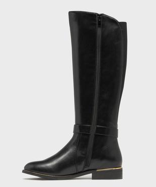 Bottes avec bride cheville et élastique sur la tige femme - Valentina Baldano vue3 - VALENTINA BALDA - GEMO