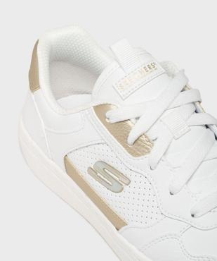 Baskets basses en matière vegan et semelle à mémoire de forme femme - Skechers vue6 - SKECHERS - GEMO