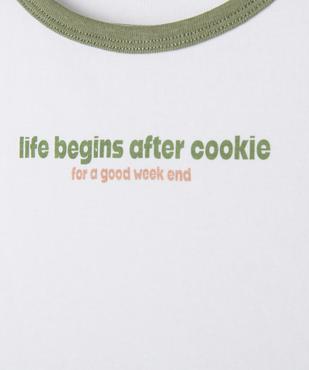 Pyjashort en jersey de coton mix&match fille vue2 - GEMO 4G FILLE - GEMO