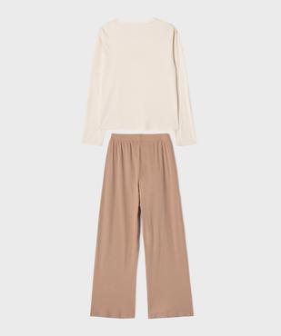 Pyjama 2 pièces fille vue3 - GEMO 4G FILLE - GEMO