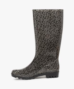 Bottes de pluie femme à motifs tachetés et paillettes vue3 - GEMO (EQUIPT) - GEMO