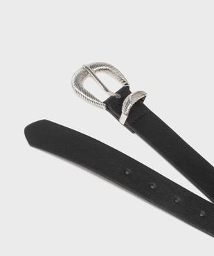Ceinture à boucle en métal ciselé femme vue2 - GEMO (ACCESS) - GEMO