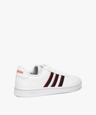 Baskets homme à bandes colorées – Adidas Grand Court Base vue4 - ADIDAS - GEMO