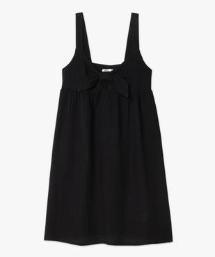 Robe femme à bretelles en gaze de coton  vue4 - GEMO(FEMME PAP) - GEMO